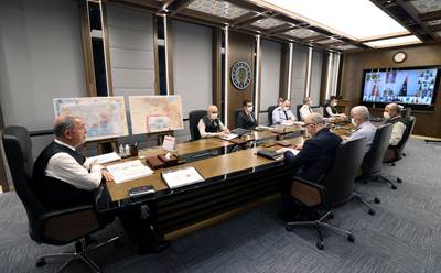 Millî Savunma Bakanı Hulusi Akar Başkanlığında Video Telekonferans Toplantısı Düzenlendi